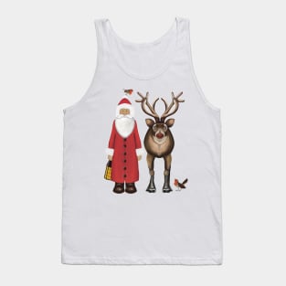 father christmas rudolph Tank Top